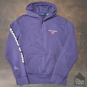 Size M Polo Ralph Lauren Polo Sport Fleece Hoodie 'Juneberry' 624748 Pre-Owned